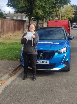 Congratulations to Georgia on passing her driving test on the 28th September 2022... Well done 👍