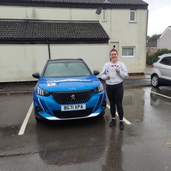 Congratulations to Megan on passing her driving test on the 8th November 2023... Well done 👍
